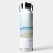 Das Leben am Strand ist besser Trinkflasche (Vorderseite)