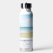 Das Leben am Strand ist besser Trinkflasche (Links)
