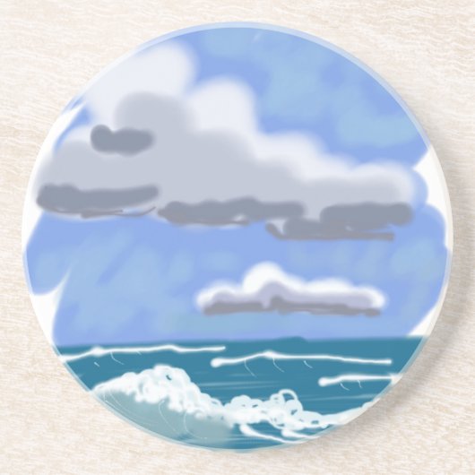 Das Leben am Strand ist besser Untersetzer (Vorne)