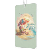 Das Leben am Strand ist schöner Autolufterfrischer (Links)