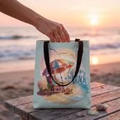 Das Leben am Strand ist schöner Tasche
