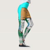 Das Leben am Strand Leggings (Rechts)