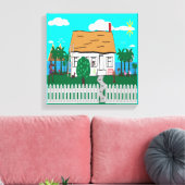 Das Leben am Strand Leinwanddruck (Insitu (Wohnzimmer))