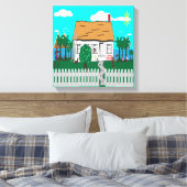 Das Leben am Strand Leinwanddruck (Insitu (Schlafzimmer))