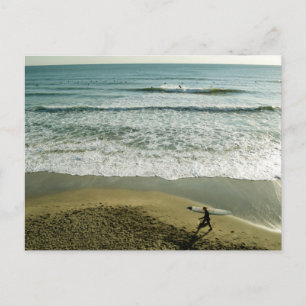 Das Leben am Strand - Sagami-Bucht, Japan Postkarte