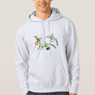 Das Leben am Strand von Wüstenmeeren Drachen Hoodie