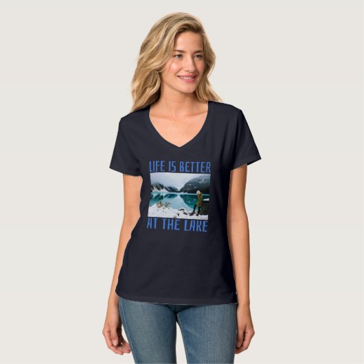 Das Leben am T - Shirt ist besser (Vorderseite Vollansicht)