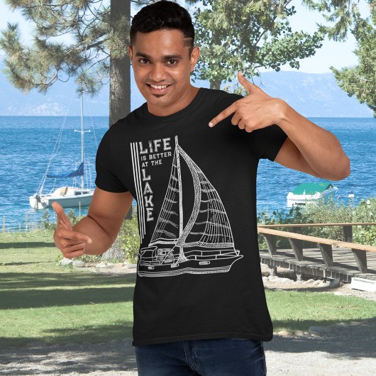 Das Leben am Weißen See ist besser T-Shirt