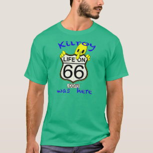 Das Leben auf 66 Kilroy war hier kurze Hülse T-Shirt