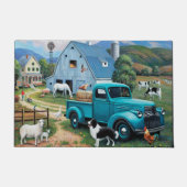 Das Leben auf dem Bauernhof ist besser, das Leben  Fußmatte (Vorderseite)