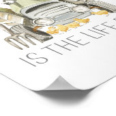 Das Leben auf dem Bauernhof ist das Leben für mich Poster (Ecke)