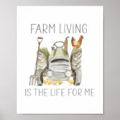 Das Leben auf dem Bauernhof ist das Leben für mich Poster (Vorne)