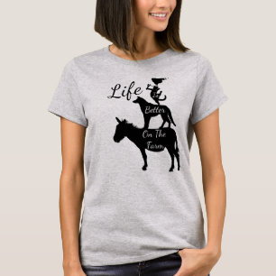 Das Leben auf dem T - Shirt ist besser