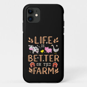 Das Leben auf den landwirtschaftlichen Niedlichen Case-Mate iPhone Hülle
