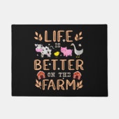 Das Leben auf den landwirtschaftlichen Niedlichen  Fußmatte (Vorderseite)