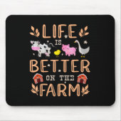 Das Leben auf den landwirtschaftlichen Niedlichen Mousepad (Vorne)