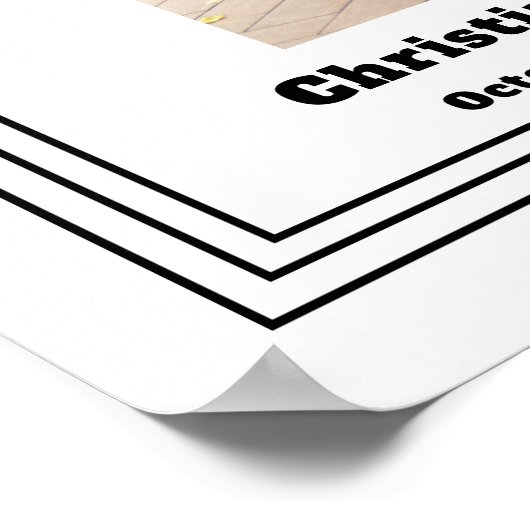 Das Leben auf der Beerdigung des Schwarzen Fotos Poster (Ecke)