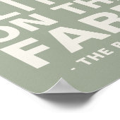 Das Leben auf der Personalisierten Farm ist besser Poster (Ecke)