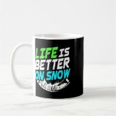 Das Leben auf Snowboard ist besser Kaffeetasse (Links)