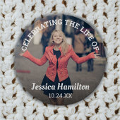 Das Leben | Beerdigung-Foto Button