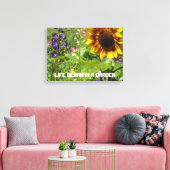 Das Leben begann in einem Garten Leinwanddruck (Insitu (Wohnzimmer))
