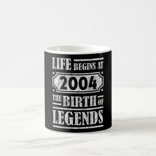 Das Leben beginnt 2004 die Geburt der Legende 17. Kaffeetasse (Mittel)