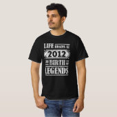 Das Leben beginnt 2012 mit der Geburt des 10. Gebu T-Shirt (Vorne ganz)