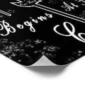 Das Leben beginnt am Kreuz Poster (Ecke)