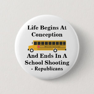 Das Leben beginnt bei der Empfängnis - endet mit d Button