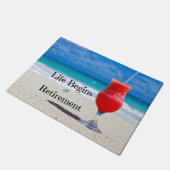 Das Leben beginnt bei der Pensionierung, Fußmatte (Schrägansicht)