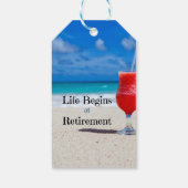 Das Leben beginnt bei der Pensionierung, Geschenkanhänger (Rückseite)