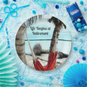 Das Leben beginnt bei der Pensionierung - Pappteller (Party)