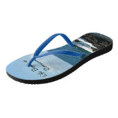 Das Leben beginnt bei der Pensionierung, segeln au Badesandalen (Schrägansicht)