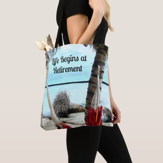 Das Leben beginnt bei der Pensionierung - Tasche (Von Nahem)