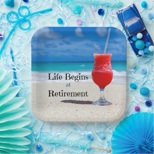 Das Leben beginnt bei der Rente, Pappteller (Party)