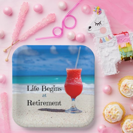 Das Leben beginnt bei der Rente, Pappteller (Party)