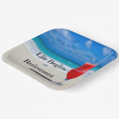 Das Leben beginnt bei der Rente, Pappteller (Gewinkelt)