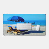 Das Leben beginnt bei der Rente Schreibtischunterlage (Tastatur & Maus)