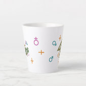 Das Leben beginnt bei (individuell anpassen) | Let Milchtasse (Vorderseite)