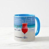 Das Leben beginnt bei Pension, Frostisches Getränk Tasse (VorderseiteRechts)