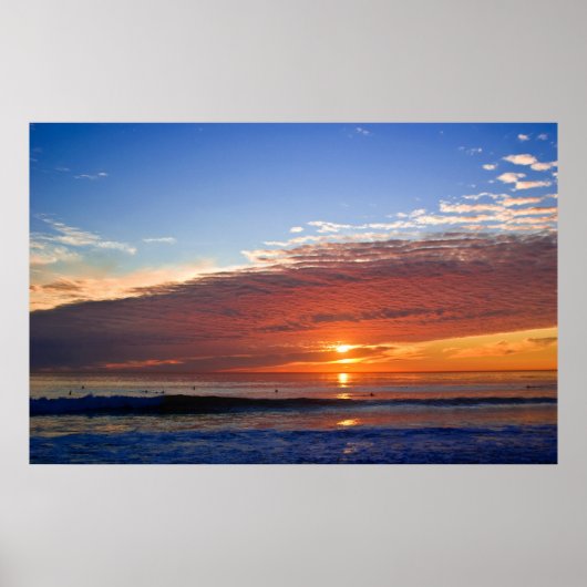 Das Leben beginnt bei Sonnenuntergang Poster (Vorne)