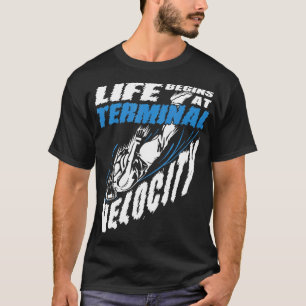 Das Leben beginnt beim Fallschirmspringen mit Endg T-Shirt