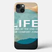 Das Leben beginnt Case-Mate iPhone Hülle (Rückseite)