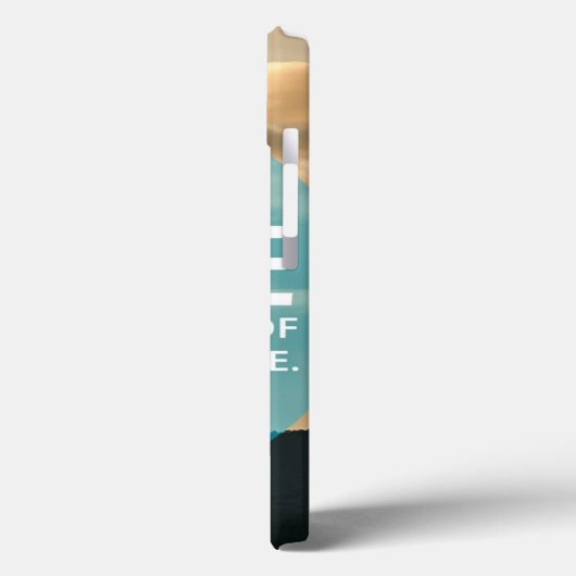 Das Leben beginnt Case-Mate iPhone Hülle (Rückseite / Links)