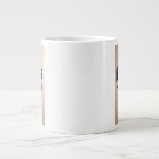 Das Leben beginnt heute Jumbo-Tasse (Vorderseite)