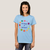 "Das Leben beginnt im Ruhestand"  T-Shirt (Vorne ganz)