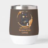 Das Leben beginnt immer nach dem Kaffee (Rückseite)