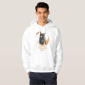 Das Leben beginnt immer nach dem Kaffee Hoodie (Vorne ganz)