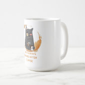 Das Leben beginnt immer nach dem Kaffee Kaffeetasse (VorderseiteRechts)