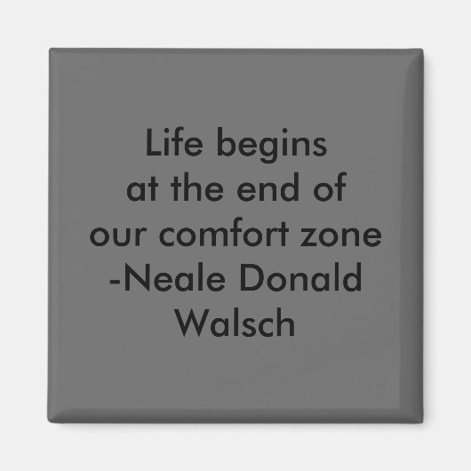 Das Leben beginnt Magnet (Vorne)